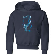 Image of Fantastic Beasts Newt Silhouette Kids' Hoodie - Navy - 3-4 Years - Navy