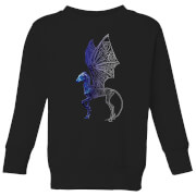 Fantastic Beasts Tribal Thestral Kids Sweatshirt Black 5 6 Years fantastic beasts kopen in de aanbieding