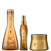 Trio de Shampooing, Masque et Huile pour Cheveux Normaux à Fins Mythic Oil L'Oréal Professionnel Paris