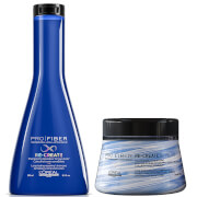 Duo de Shampooing et de Soin Réparateurs Cuticule et Cortex Sensibilisés Re-create Pro Fiber L'Oréal Professionnel Paris