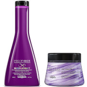 Loreal Professionnel Pro Fiber Reconstruct Very Damaged Hair Shampoo And Treatment Duo loreal professionnel kopen in de aanbieding Loreal Professionnel Pro Fiber Reconstruct Very Damaged Hair Shampoo And Treatment Duo loreal professionnel kopen in de aanbieding