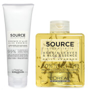 Duo de Shampooing Quotidien et de Crème Démêlante Quotidienne Source Essentielle L'Oréal Professionnel Paris