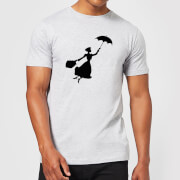 Mary Poppins Flying Silhouette Mens T Shirt Grey Xl mary poppins kopen in de aanbieding