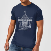 Mary Poppins Carousel Sketch Mens T Shirt Navy S mary poppins kopen in de aanbieding