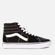 Image of Vans ComfyCush Classic Sk8-Hi Trainers - Black/True White - UK 6