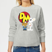 Image of Danger Mouse DM And Penfold Women's Sweatshirt - Grey - XS - Grey
