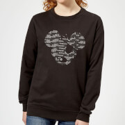Danger Mouse Word Face Womens Sweatshirt Black M danger mouse kopen in de aanbieding