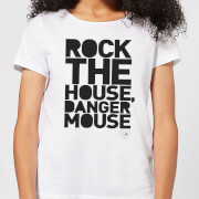 Danger Mouse Rock The House Womens T Shirt White S danger mouse kopen in de aanbieding
