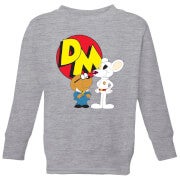 Danger Mouse DM And Penfold Kids' Sweatshirt - Grey - 3-4 ans - Gris