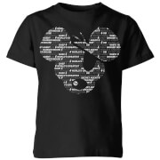 Danger Mouse Word Face Kids T Shirt Black 11 12 Years danger mouse kopen in de aanbieding