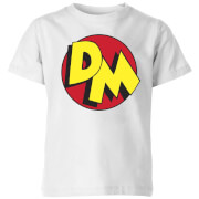 Danger Mouse Dm Logo Kids T Shirt White 7 8 Years danger mouse kopen in de aanbieding