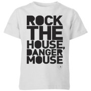 Danger Mouse Rock The House Kids T Shirt Grey 9 10 Years danger mouse kopen in de aanbieding