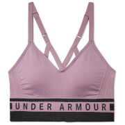 Under Armour Womens Seamless Longline Sports Bra Purple Xs under armour kopen in de aanbieding