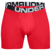 Under Armour Charged Cotton 6 Inch 3 Pack Boxerjocks S Red under armour kopen in de aanbieding