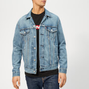 levi's killebrew denim trucker jacket in light wash