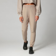 

Джоггеры Washed с высокой талией, коричневые - L