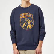 Image of Flash Gordon Ming The Merciless Retro Comic Sweatshirt - Navy - S - Navy
