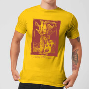 Flash Gordon Retro Movie Poster Mens T Shirt Yellow L flash gordon kopen in de aanbieding