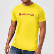 Image of Flash Gordon Classic Logo Men's T-Shirt - Yellow - S - Yellow