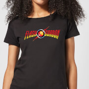 Flash Gordon Movie Logo Womens T Shirt Black Xs flash gordon kopen in de aanbieding