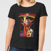 Flash Gordon Retro Movie Womens T Shirt Black Xl flash gordon kopen in de aanbieding