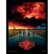 Stranger Things Mind Flayer Framed 30 X 40 Print pyramid international kopen in de aanbieding