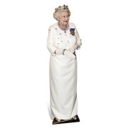 Star Cut Outs Queen Elizabeth Lifesize Cardboard star cut outs kopen in de aanbieding