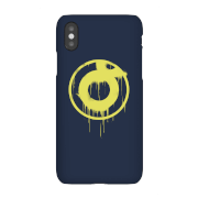 Coque Smartphone Ei8htball Jaune Bombe de Peinture pour iPhone et Android - iPhone XS - Coque Simple Matte