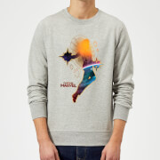 Captain Marvel Nebula Flight Sweatshirt Grey 4Xl marvel kopen in de aanbieding