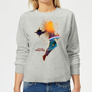 Captain Marvel Nebula Flight Womens Sweatshirt Grey 5Xl marvel kopen in de aanbieding