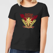Captain Marvel Protector Of The Skies Womens T Shirt Black Xl marvel kopen in de aanbieding