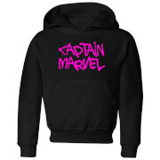 Captain Marvel Spray Text Kids Hoodie Black 11 12 Years marvel kopen in de aanbieding Captain Marvel Spray Text Kids Hoodie Black 11 12 Years marvel kopen in de aanbieding