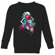 Captain Marvel Neon Warrior Kids Sweatshirt Black 5 6 Years marvel kopen in de aanbieding Captain Marvel Neon Warrior Kids Sweatshirt Black 5 6 Years marvel kopen in de aanbieding