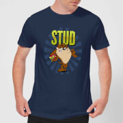 Looney Tunes Stud Taz Mens T Shirt Navy S looney tunes kopen in de aanbieding