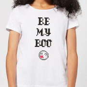 Super Mario Be My Boo Womens T Shirt White Xs super mario kopen in de aanbieding