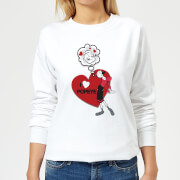 Popeye I Love Popeye Women's Sweatshirt - White - XS - Blanc