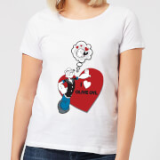 Popeye I Love Olive Oyl Women's T-Shirt - White - S - Blanc