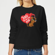 Scooby Doo Ruv Is In The Air Womens Sweatshirt Black S scooby doo kopen in de aanbieding Scooby Doo Ruv Is In The Air Womens Sweatshirt Black S scooby doo kopen in de aanbieding