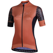 Nalini Stilosa Women's Short Sleeve Jersey - XXL - Black/Orange