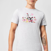 Disney Mickey Mouse Love Friends Mens T Shirt Grey 5Xl disney kopen in de aanbieding