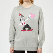 Disney Goofy Love Heart Womens Sweatshirt Grey Xs disney kopen in de aanbieding