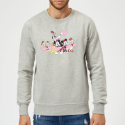 Disney Mickey Mouse Love Friends Sweatshirt Grey L disney kopen in de aanbieding