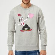 Disney Goofy Love Heart Sweatshirt Grey M disney kopen in de aanbieding