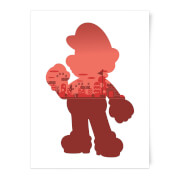 Nintendo Super Mario Silhouette Art Print A4 nintendo kopen in de aanbieding Nintendo Super Mario Silhouette Art Print A4 nintendo kopen in de aanbieding