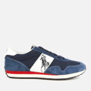 Image of Polo Ralph Lauren Men's Train 90 PP Runner Style Trainers - Newport Navy/White - UK 8 - Blue
