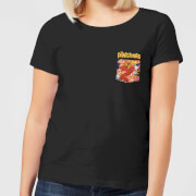 The Flintstones Pocket Pattern Womens T Shirt Black S the flintstones kopen in de aanbieding
