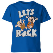 The Flintstones Let's Rock Kids' T-Shirt - Royal Blue - 3-4 ans - Royal Blue