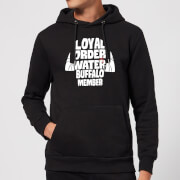 Image of The Flintstones Loyal Order Of Water Buffalo Member Hoodie - Black - S - Black
