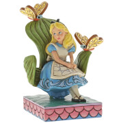 Image of Disney Traditions Curiouser and Curiouser (Alice in Wonderland Figurine) 14.0cm