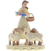 Disney Traditions Figurine Bookish Beauty (Belle avec des moutons) - 21 cm